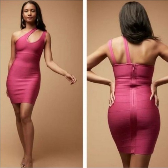Herve Leger Dresses & Skirts - Herve Leger X F21 Bandage Dress Pink XS NWT